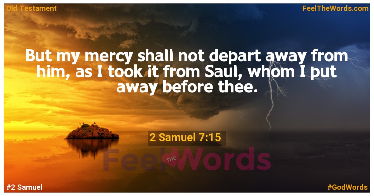 2 Samuel 7:15