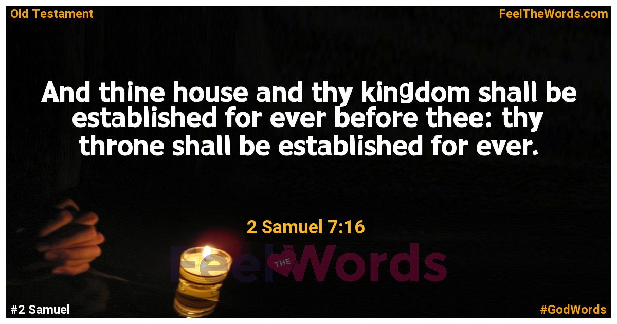 2 Samuel 7:16