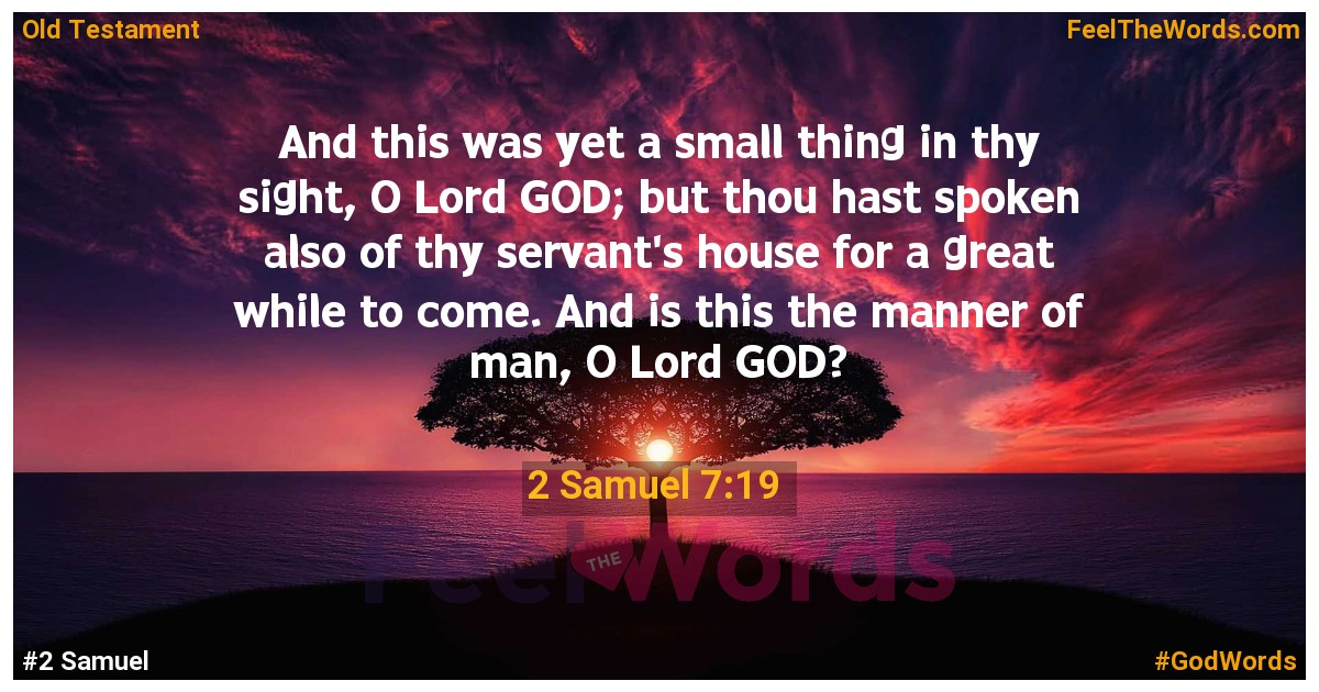 2 Samuel 7:19