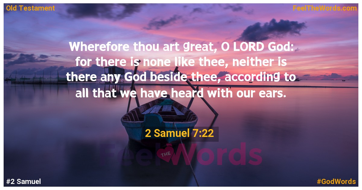 2 Samuel 7:22