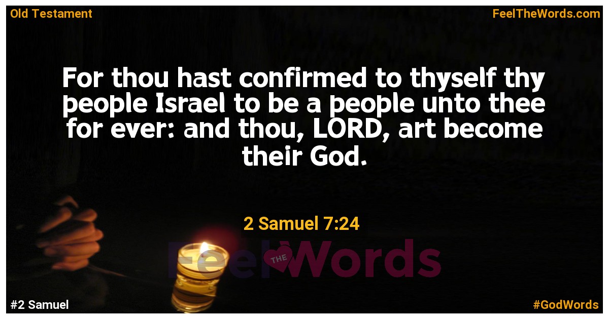 2 Samuel 7:24