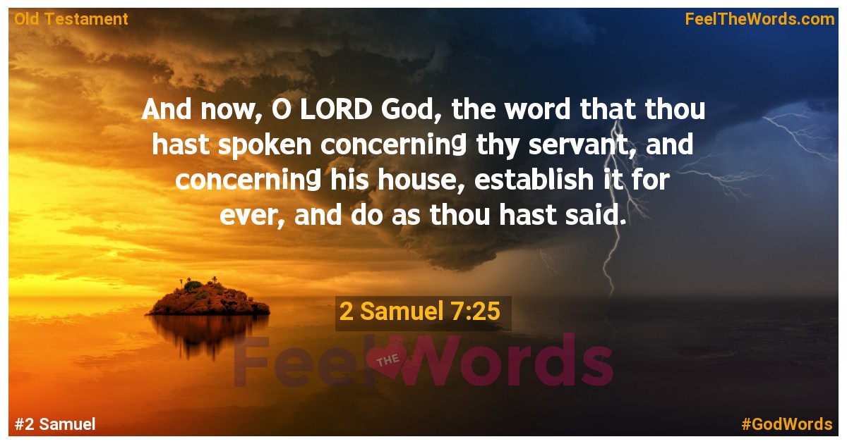 2 Samuel 7:25