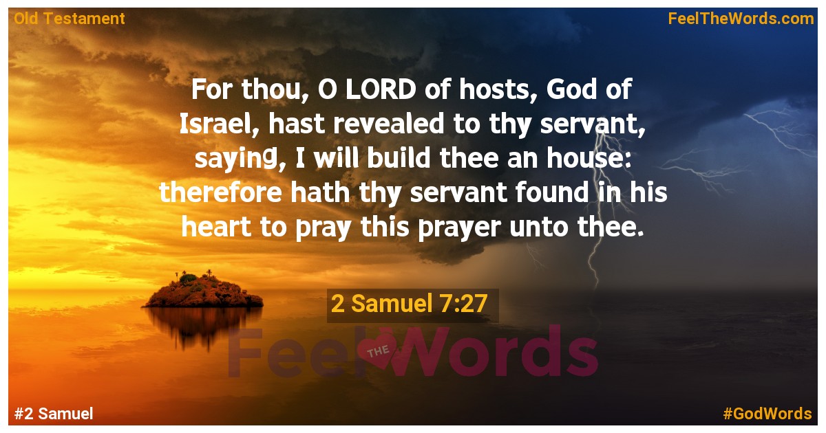2 Samuel 7:27