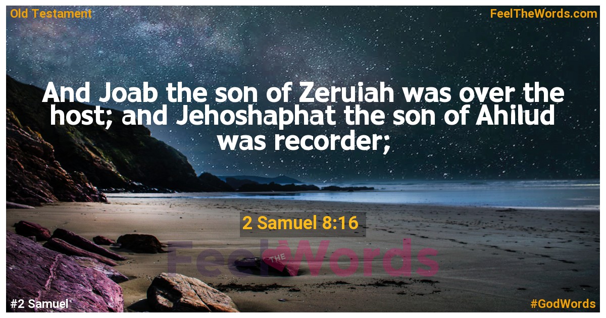 2 Samuel 8:16