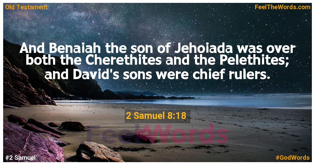 2 Samuel 8:18