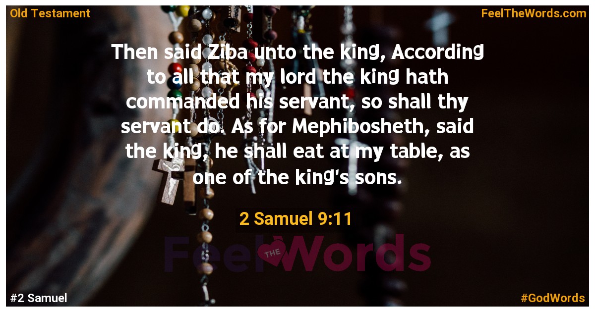2 Samuel 9:11