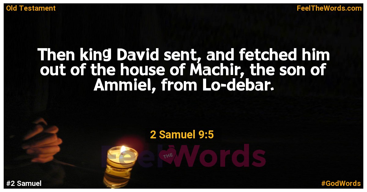 2 Samuel 9:5