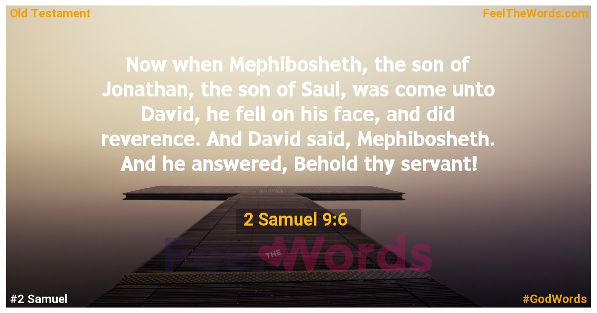 2 Samuel 9:6