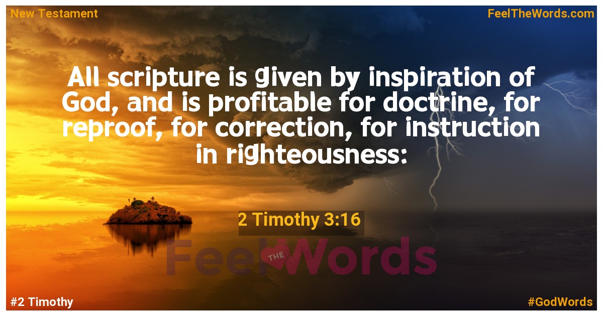 2 Timothy 3:16