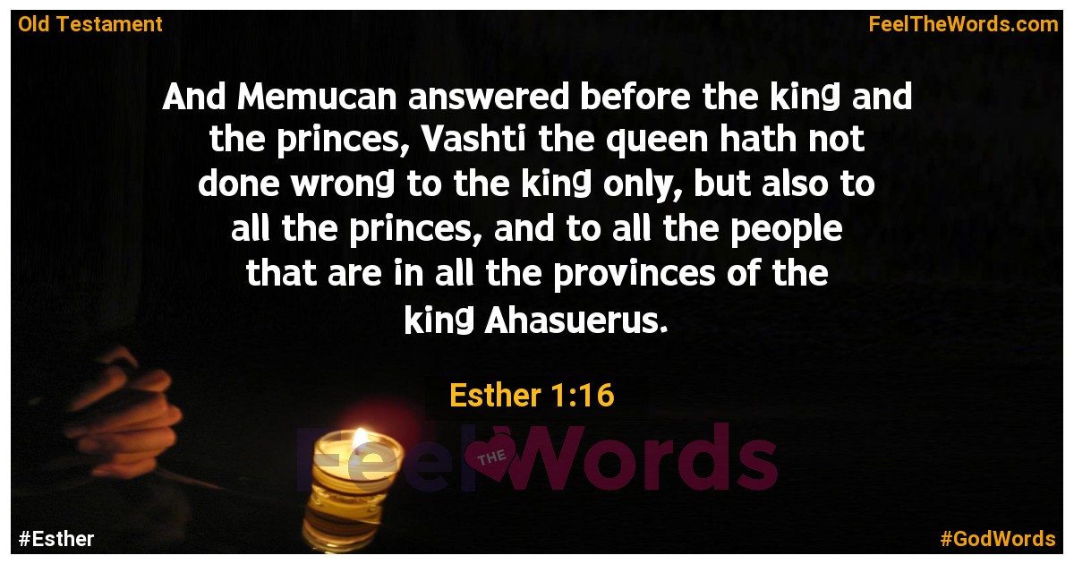 Esther 1:16