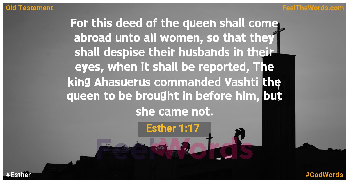 Esther 1:17