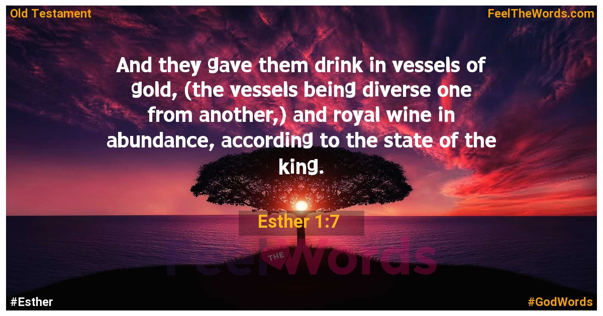 Esther 1:7