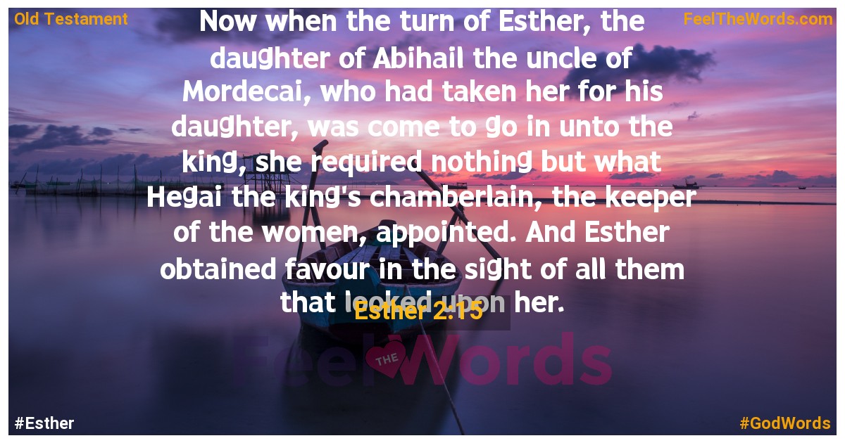 Esther 2:15