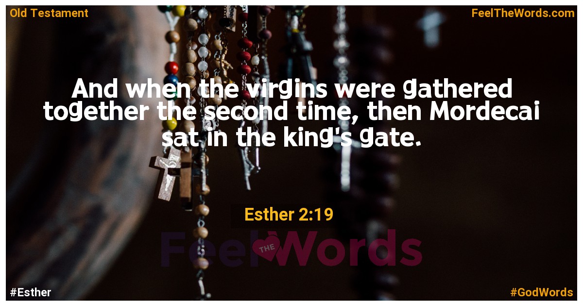 Esther 2:19