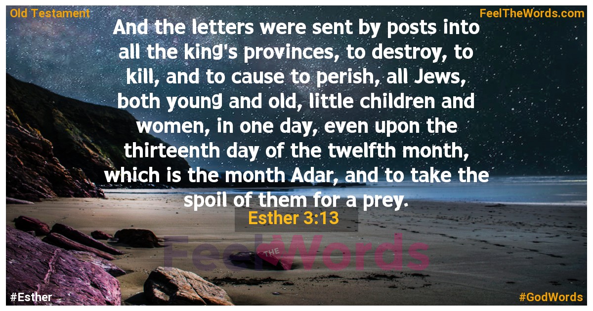 Esther 3:13