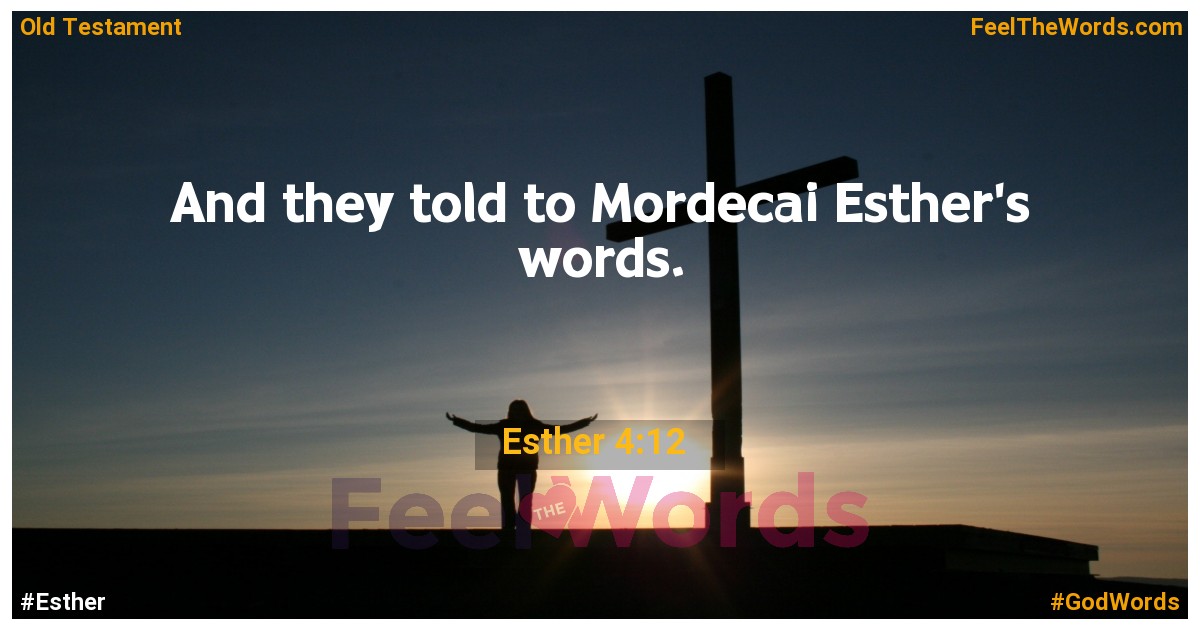 Esther 4:12