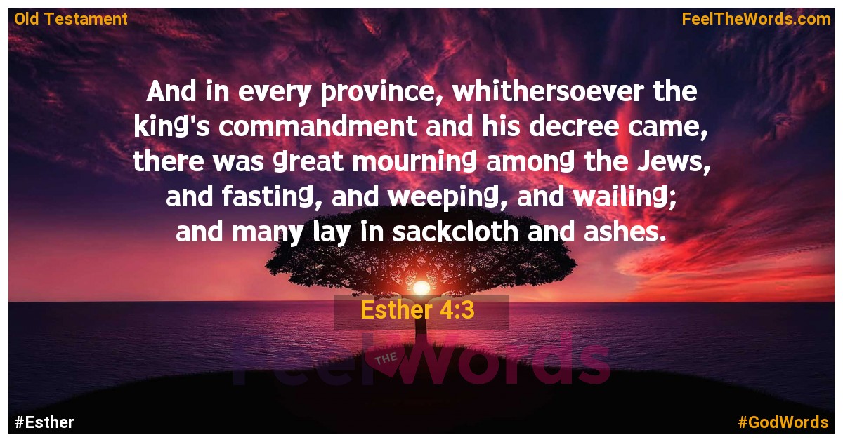 Esther 4:3