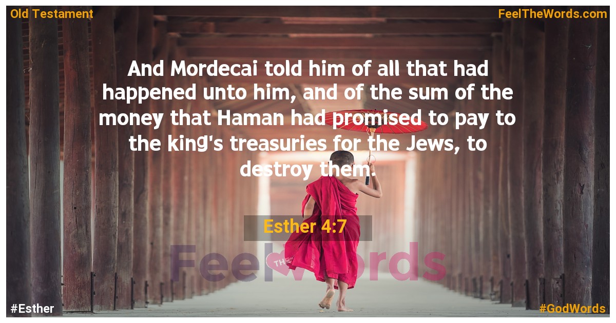 Esther 4:7