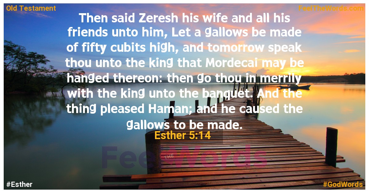 Esther 5:14