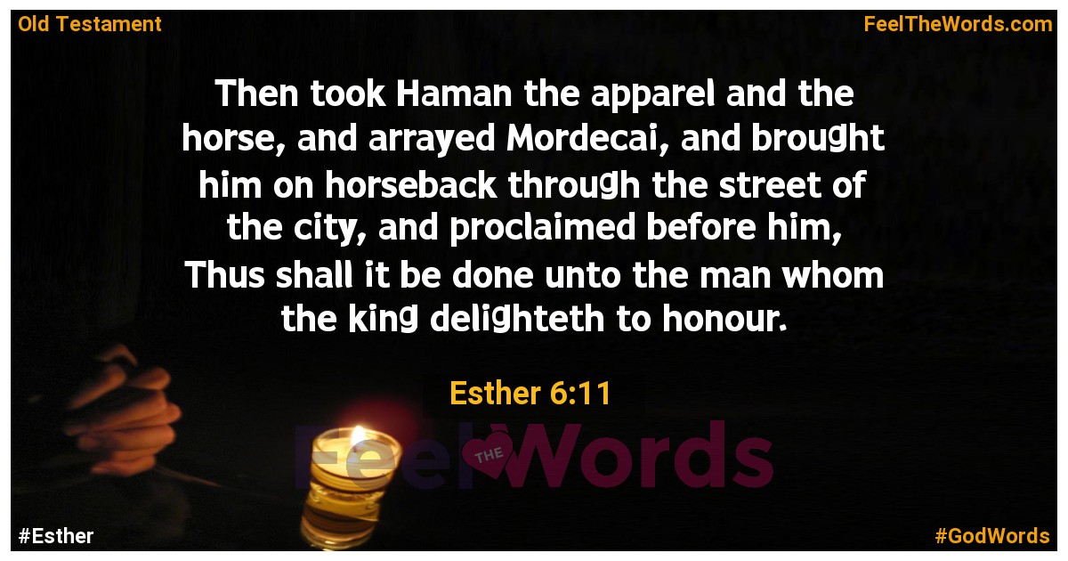 Esther 6:11