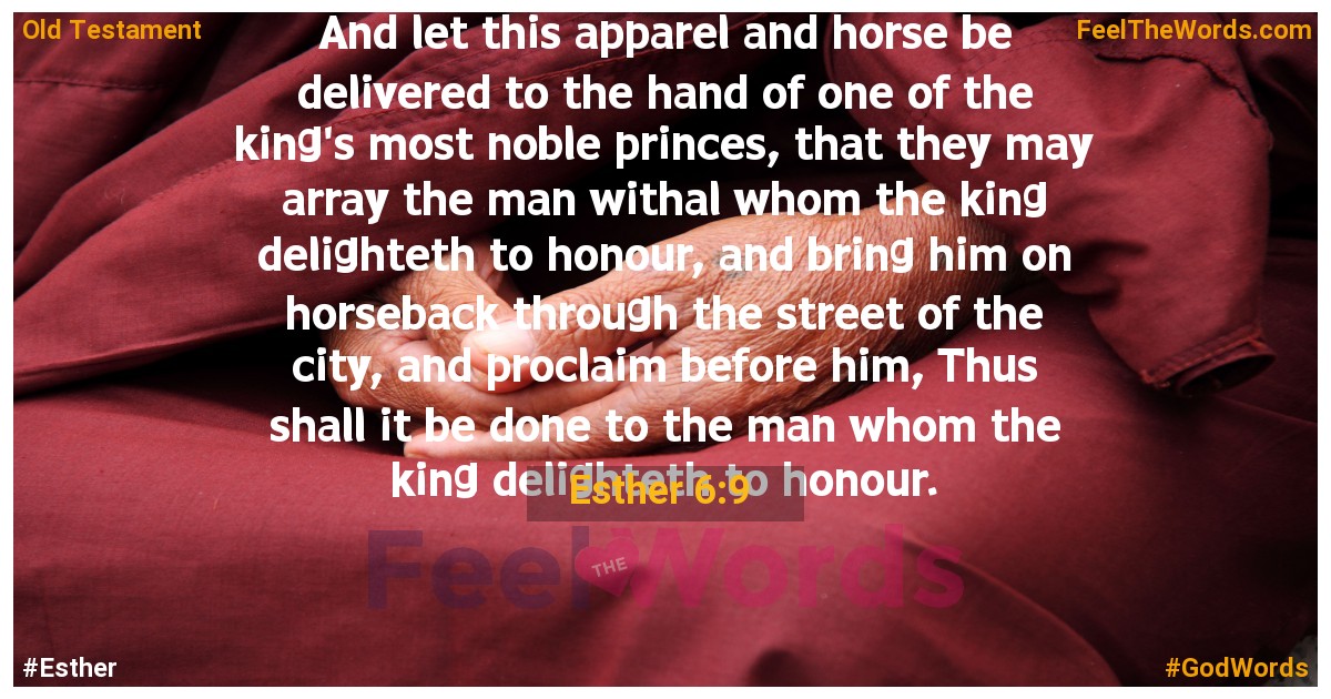 Esther 6:9