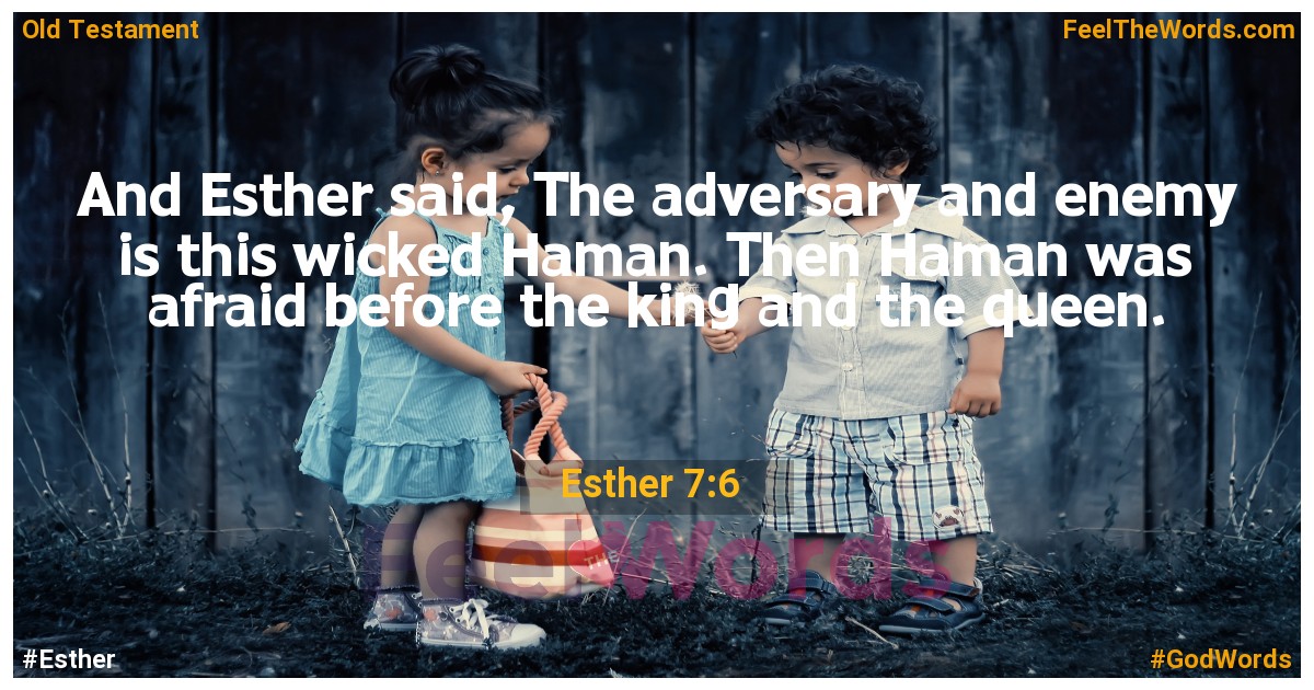 Esther 7:6