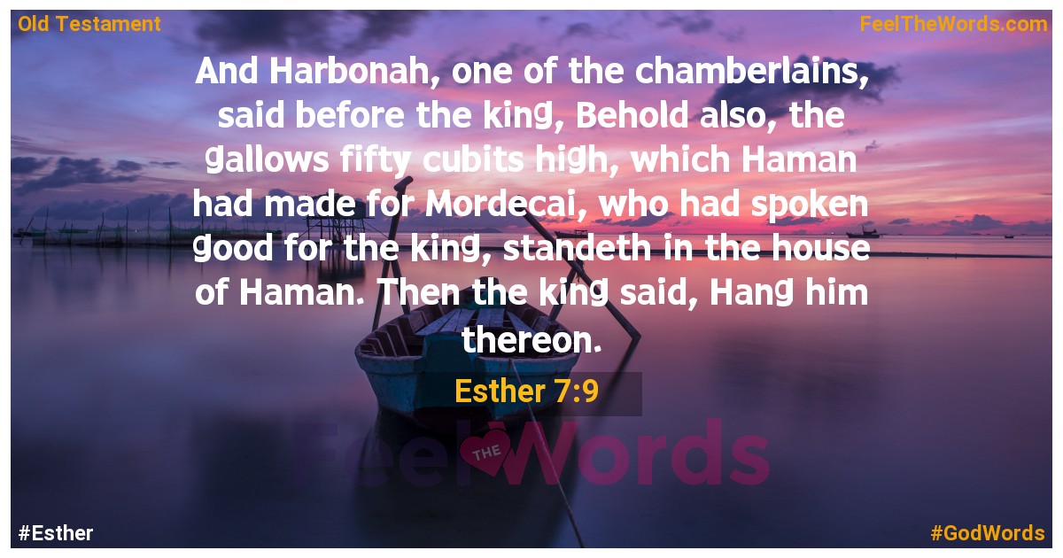 Esther 7:9