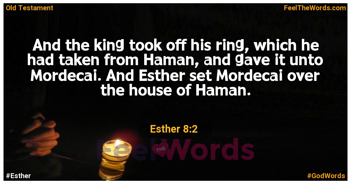 Esther 8:2