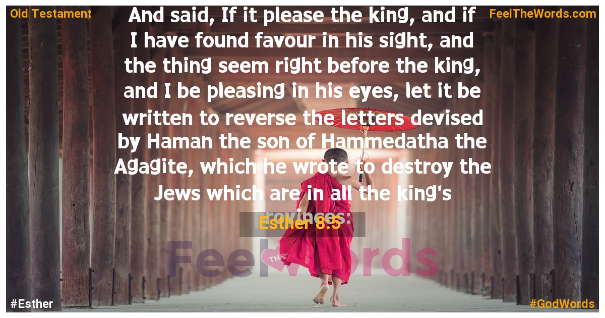 Esther 8:5