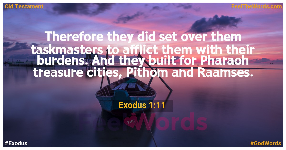 Exodus 1:11
