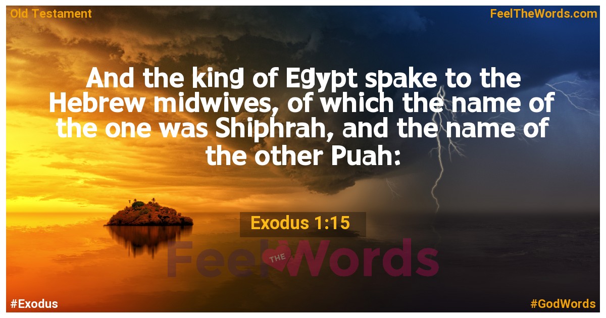 Exodus 1:15