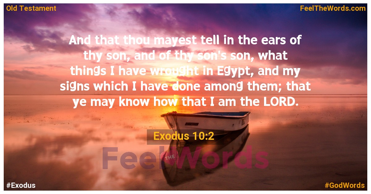 Exodus 10:2