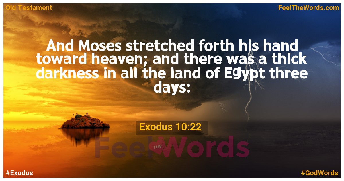 Exodus 10:22