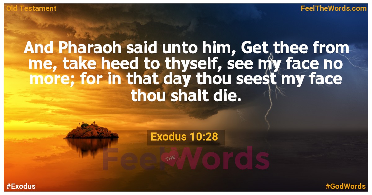 Exodus 10:28