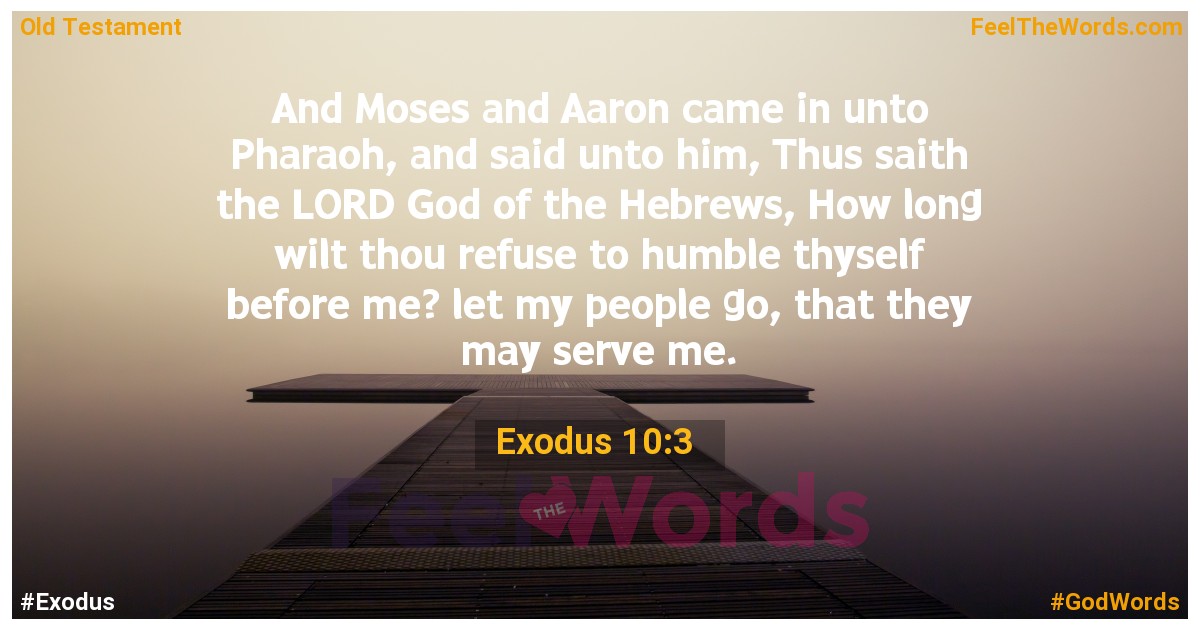 Exodus 10:3