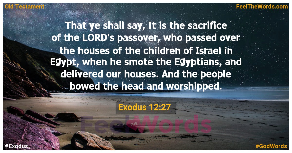 Exodus 12:27