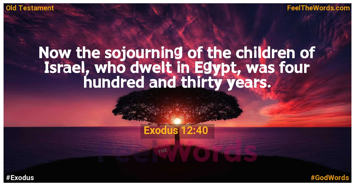 Exodus 12:40