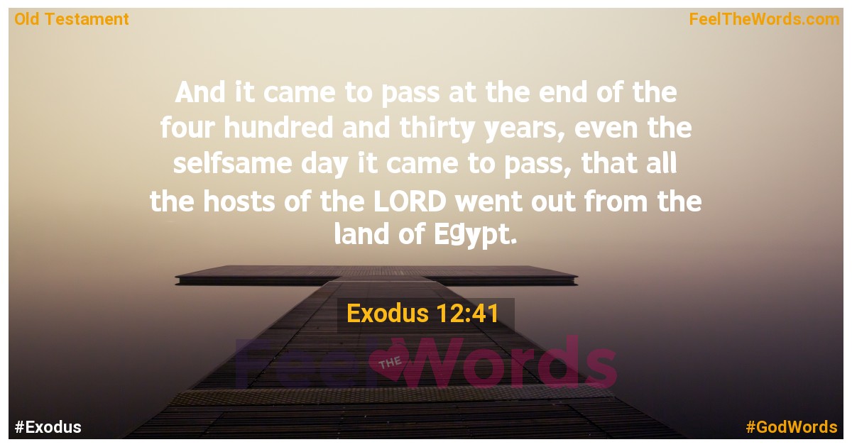 Exodus 12:41