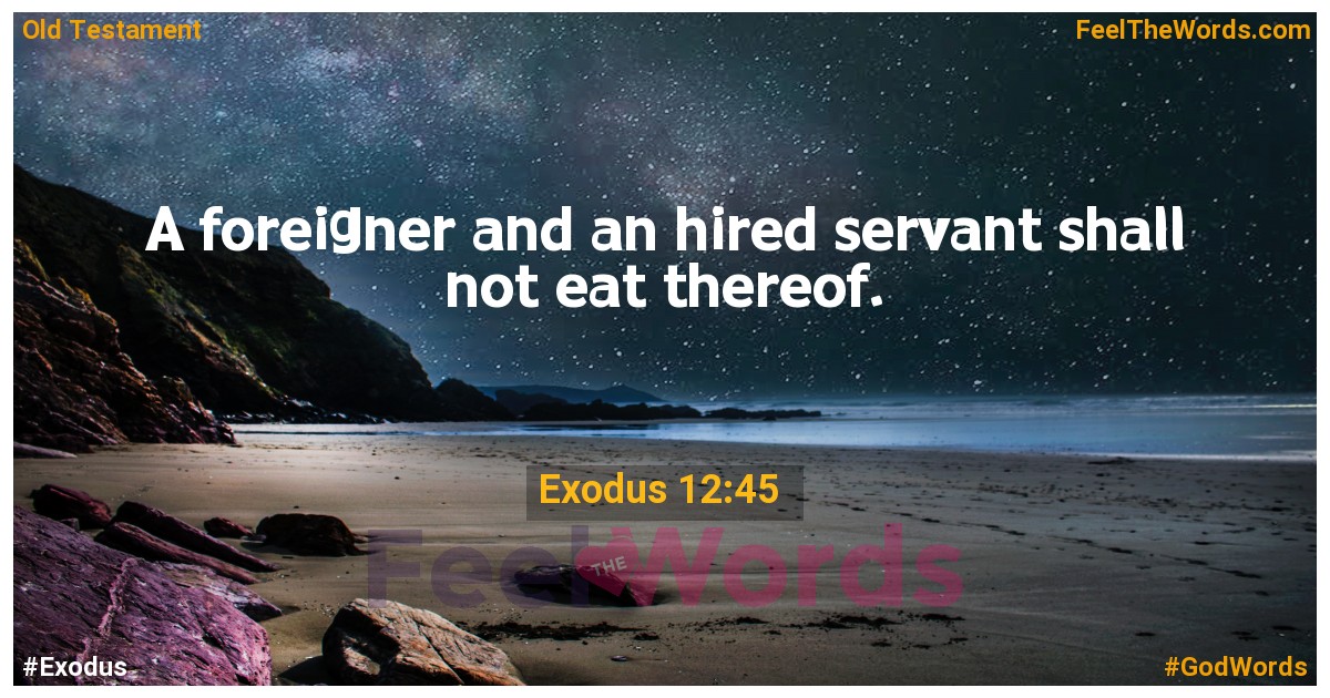 Exodus 12:45