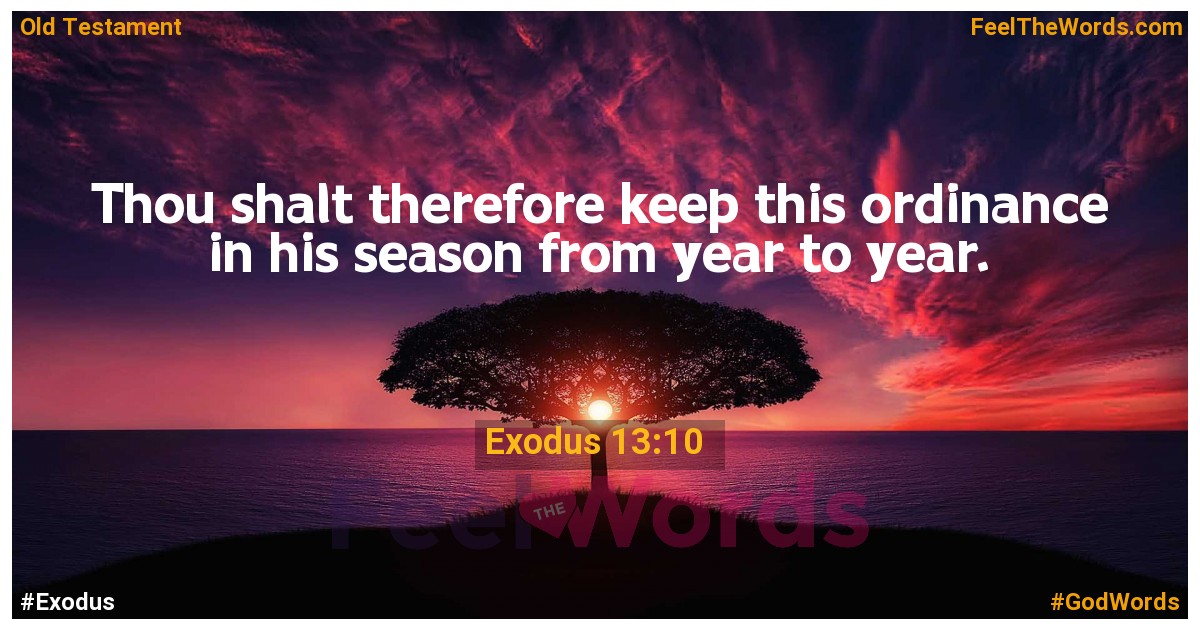 Exodus 13:10
