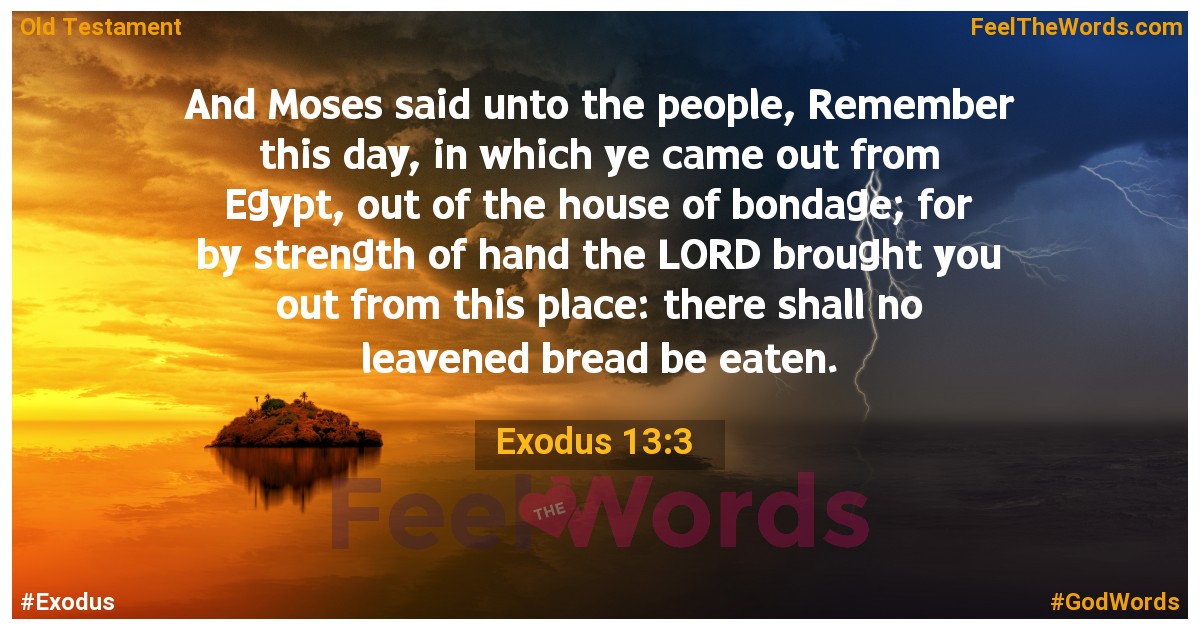 Exodus 13:3