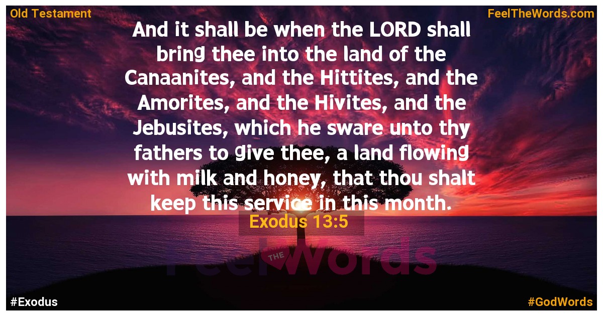 Exodus 13:5