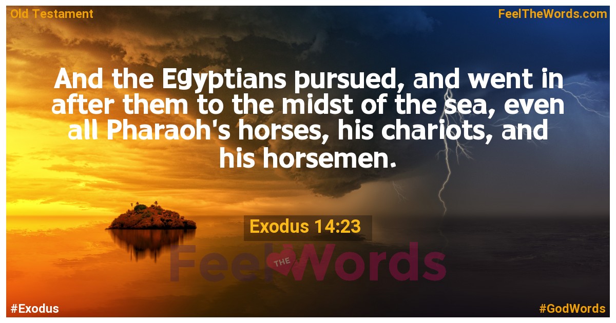 Exodus 14:23
