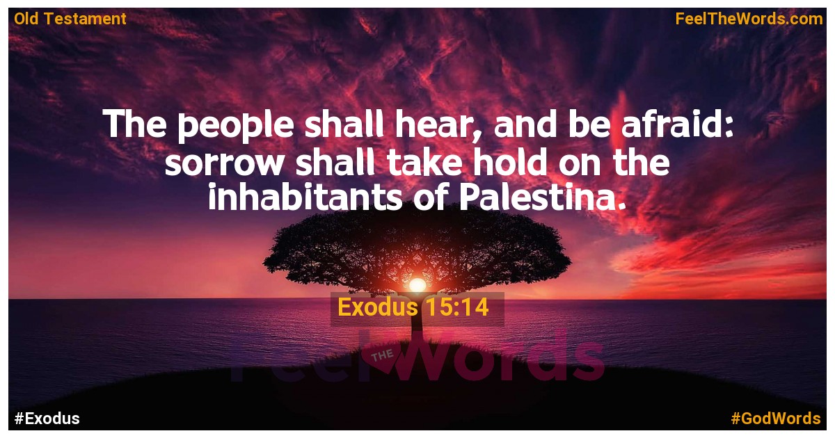 Exodus 15:14