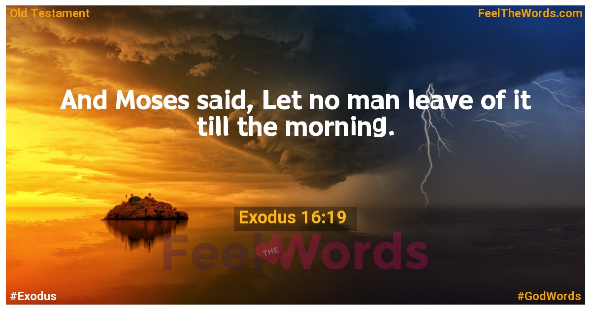 Exodus 16:19