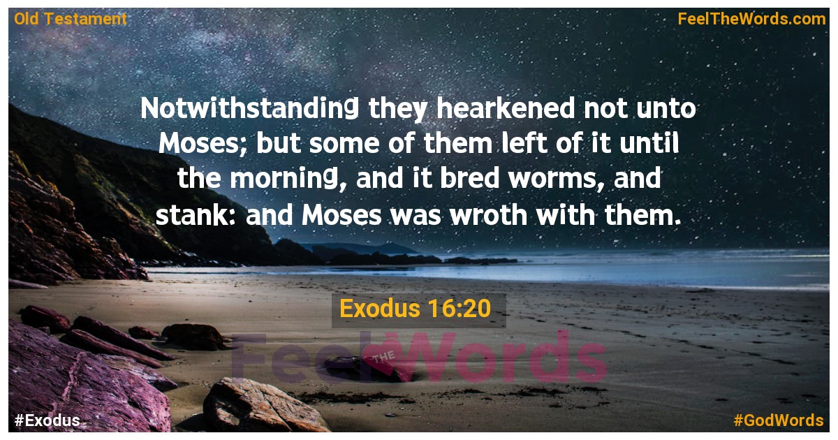 Exodus 16:20