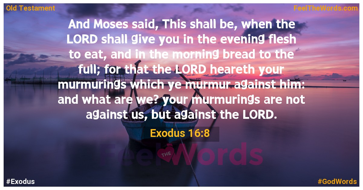 Exodus 16:8