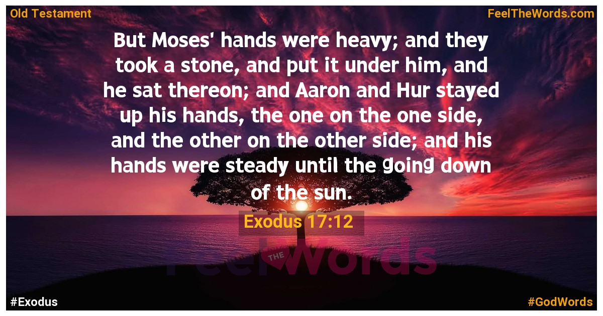 Exodus 17:12