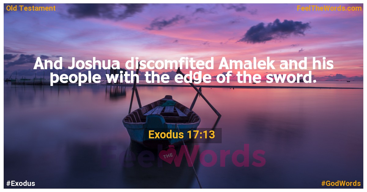Exodus 17:13