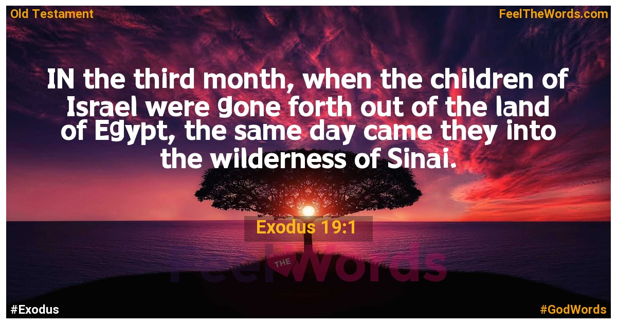Exodus 19:1